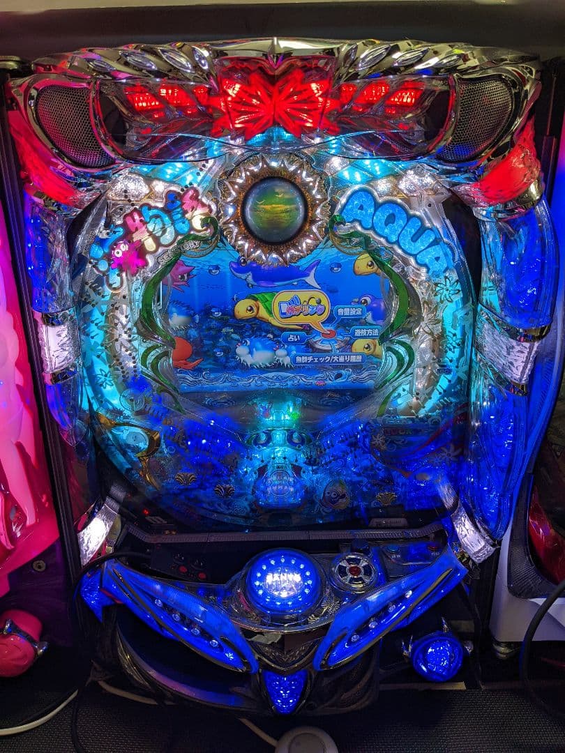 パチンコ実機　海物語AQUA　コントローラ　固定板　手渡し