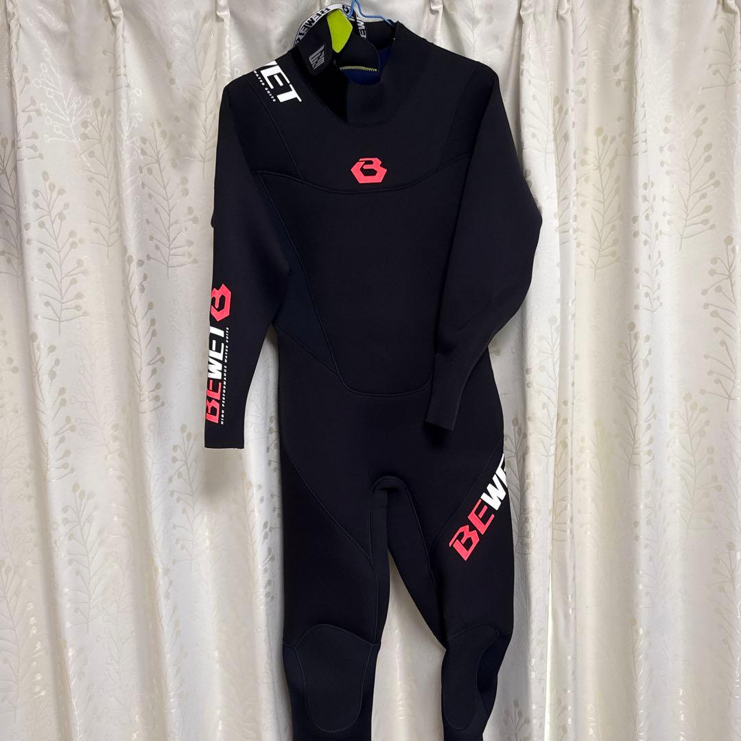 BEWET フルスーツ ブラック 高性能ウェットスーツ3FL