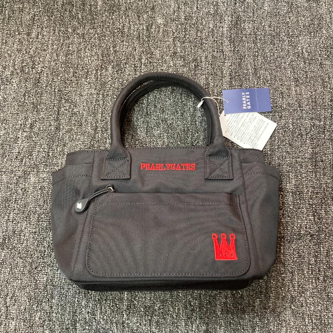 PEARLY GATES ブラック ゴルフバッグ ゴルフ収納バッグ 小物バッグ