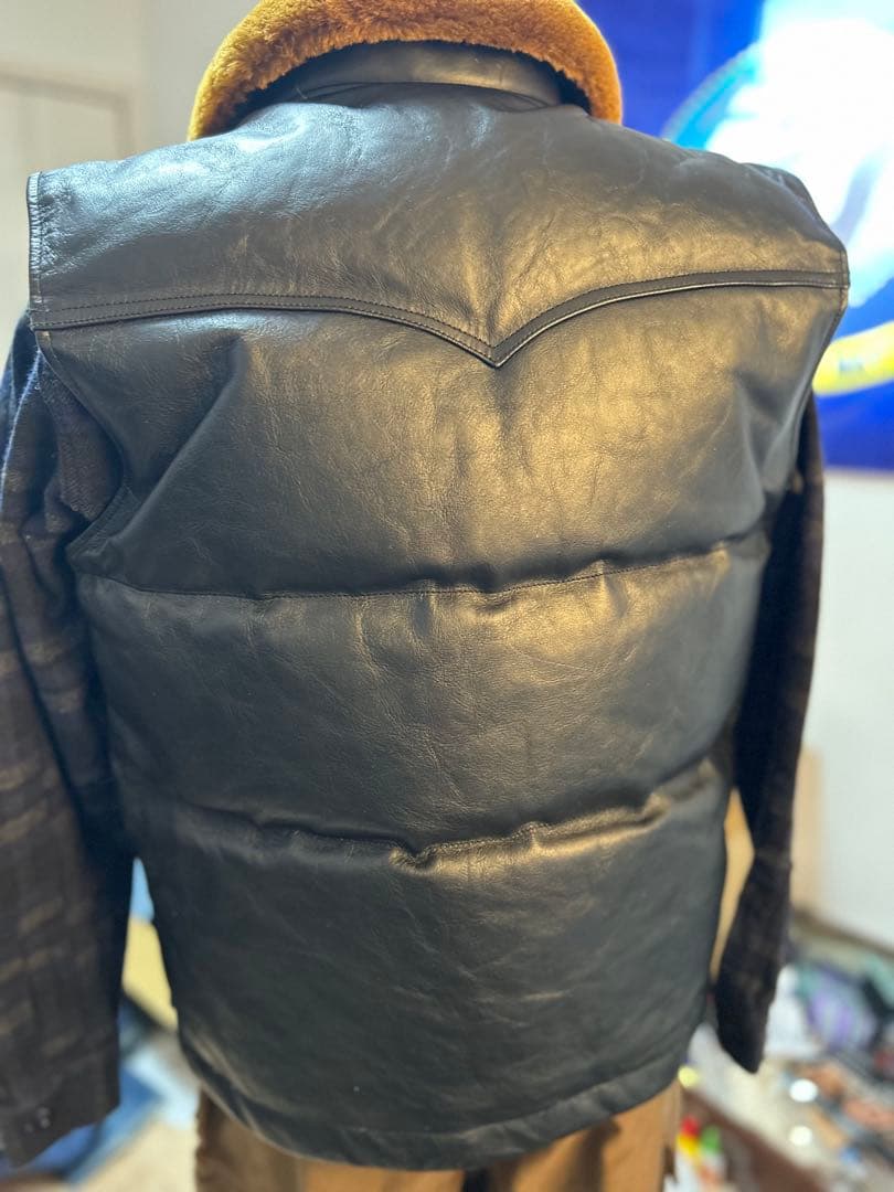 メ*8様 ¥132000 最高級品　リアルマッコイズ　ホースハイド　ダウンベスト