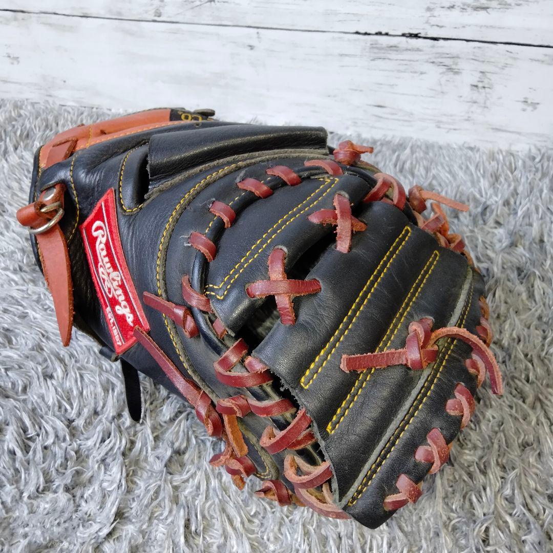 【即戦力】ローリングス 一般軟式 キャッチャーミット ゲーマー ブラック×レッド