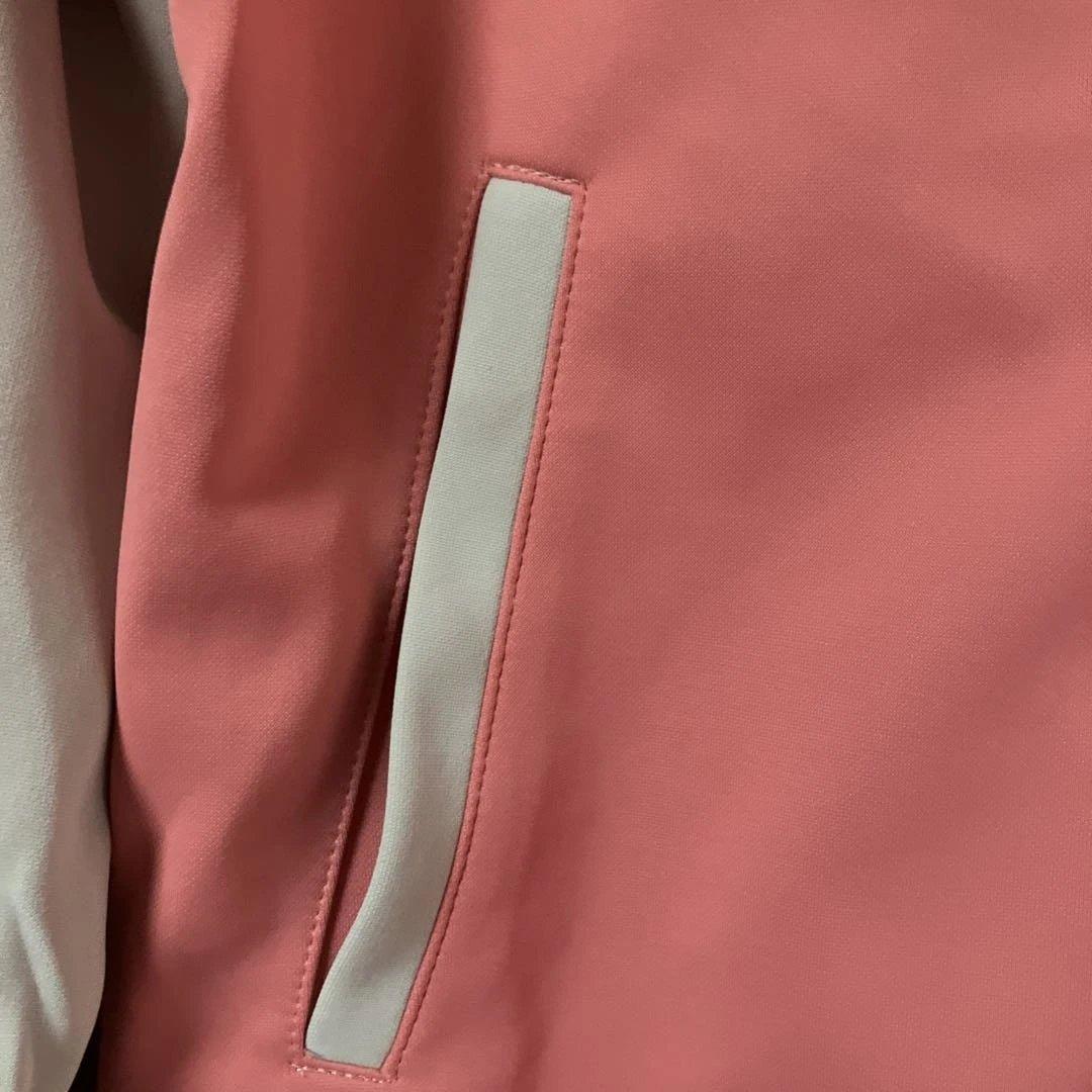 ELLESSE ジャージセットアップ ピンク パンツバックロゴ刺繍 レディースＭ