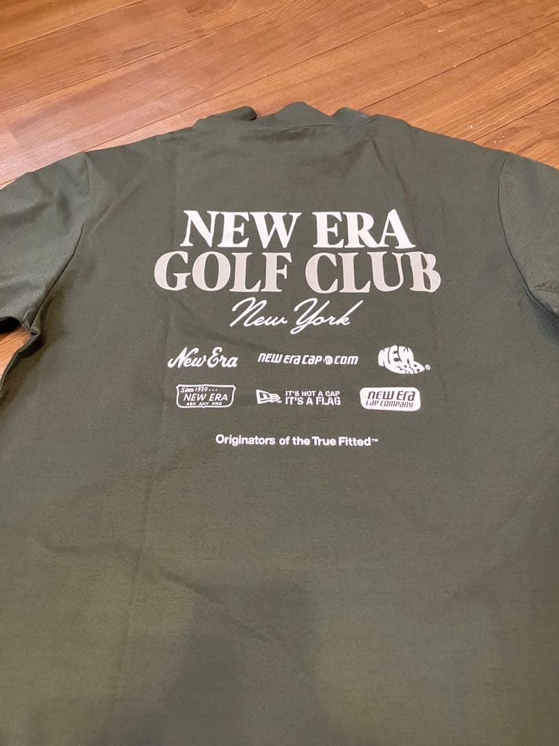 NEW ERA GOLF CLUB オリーブグリーンシャツ