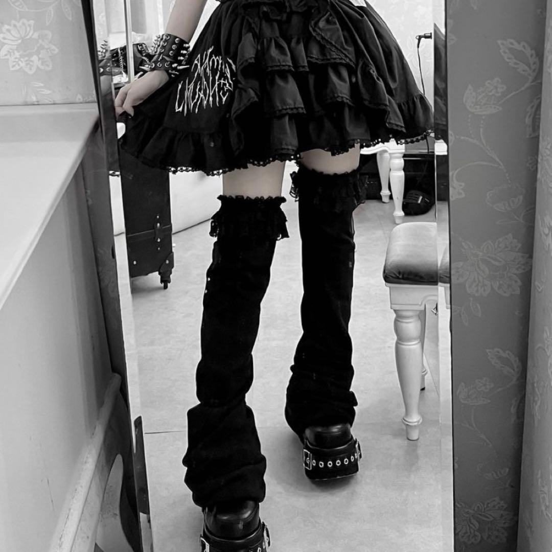 新品未使用 地雷 サブカル ディムモアール DimMoire レッグウォーマー❤︎