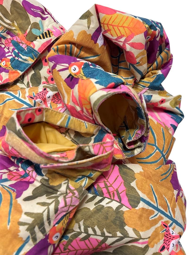 BURTON スノーボードウェア 5/6 花柄　ジャンプスーツ