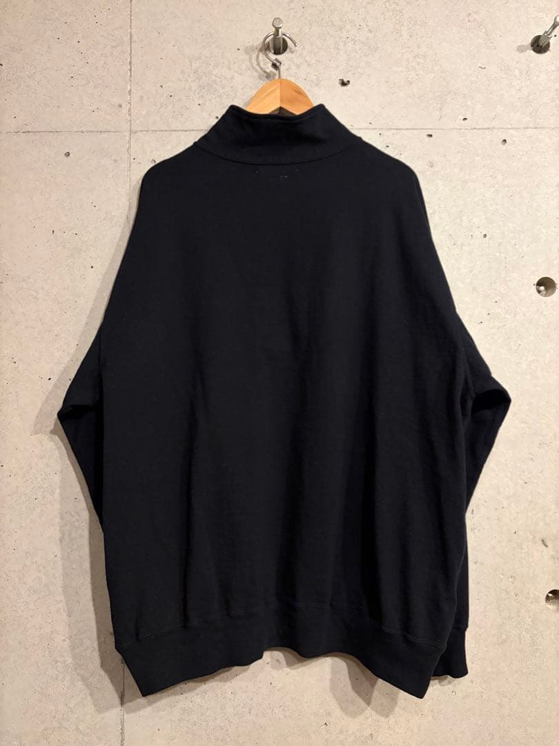 トップス blurhms Co/Silk Nep Harf-Zip