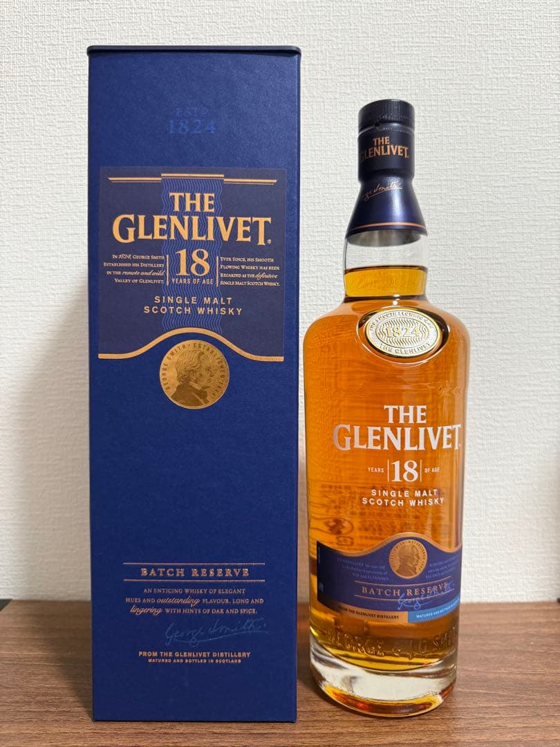 （新品）グレンリベット18年 シングルモルトウイスキー 700ml