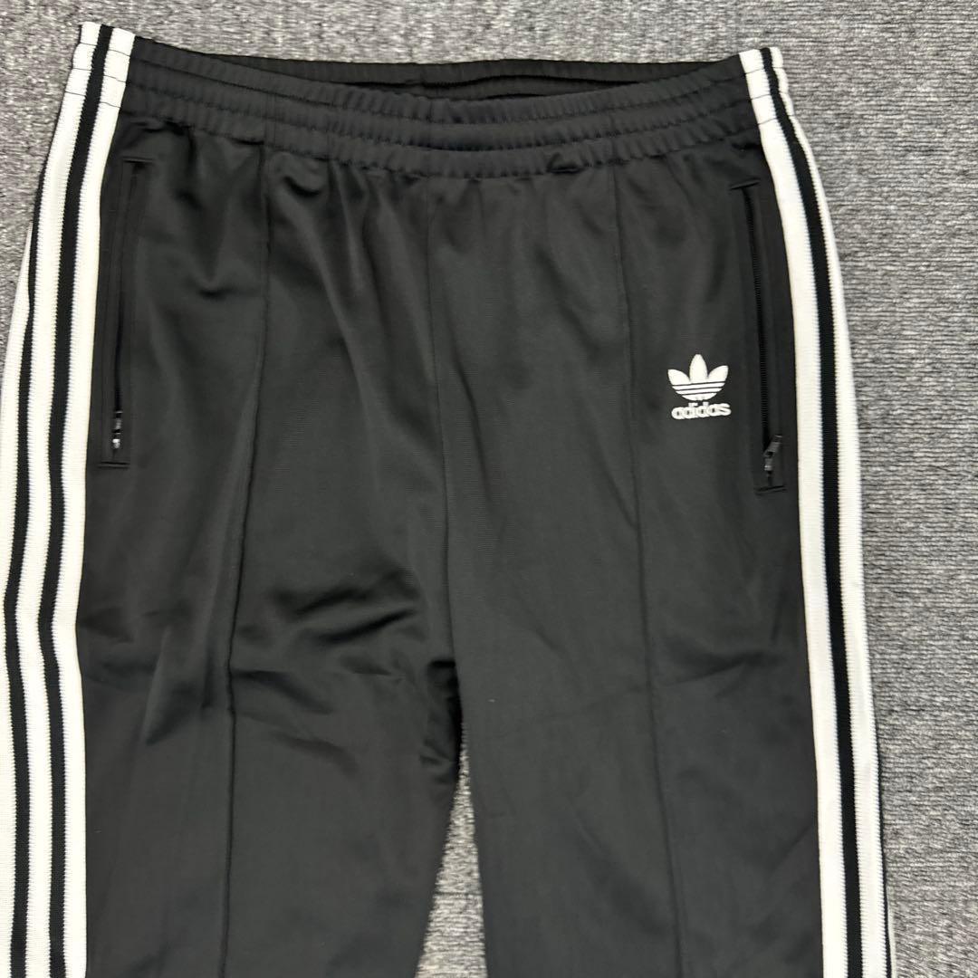 【新品】adidas トラックパンツ 黒 O(XL) BEAMS ストレート
