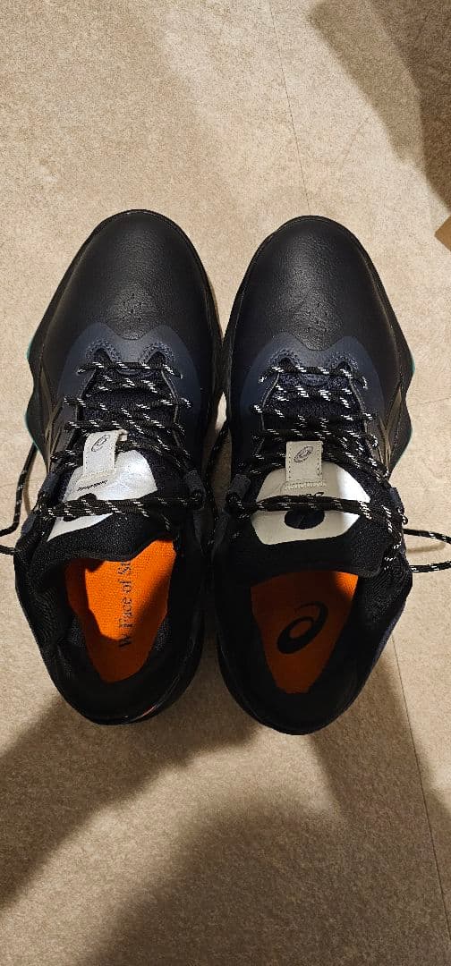 ボーラホリック×ASICS バスケットボールシューズ 28.0cm 黒/オレンジ