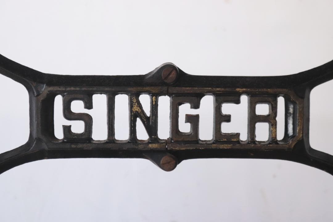 シンガー ヴィンテージ デスク テーブル レトロ ミシン脚 アイアン 机 作業台