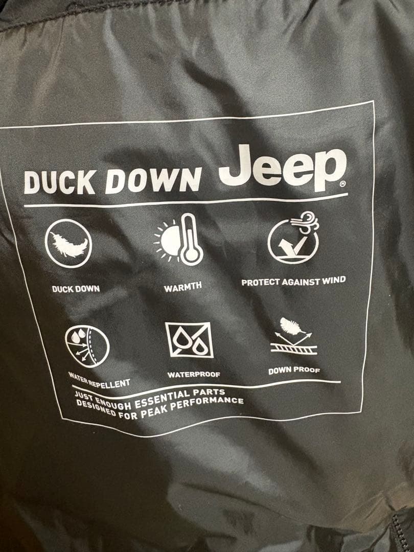 Jeep ブラック ダウンジャケット 1941