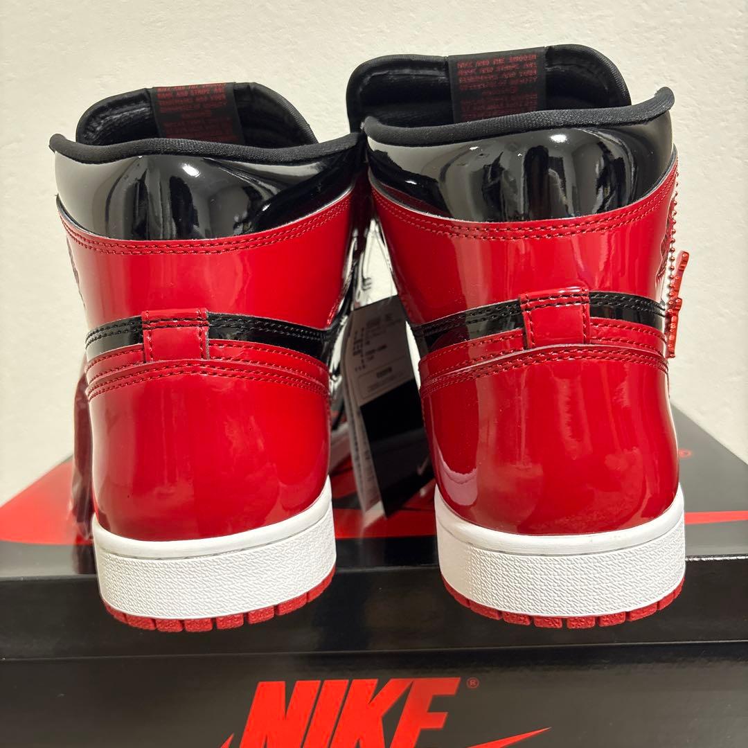Nike Air Jordan 1 High OG Patent Bred 新品