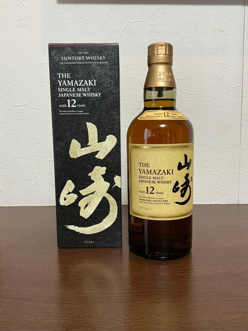 山崎 12年 シングルモルトウイスキー 700ml （新品・未開栓）