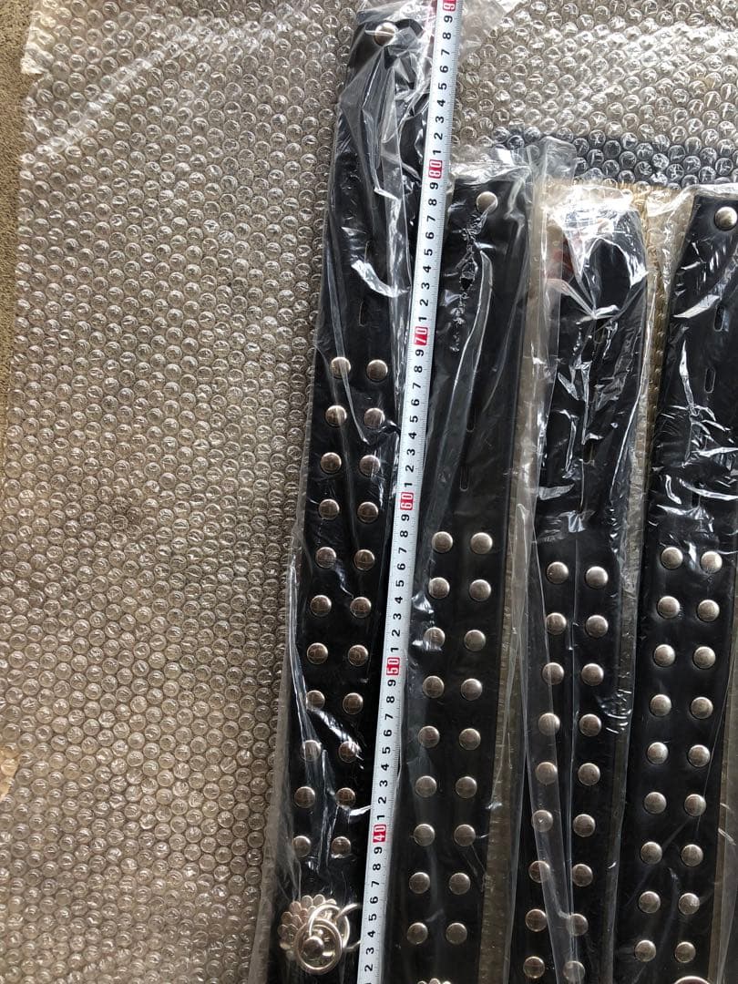 本革製スタッズ付　犬用首輪　渋い首輪　48本セット