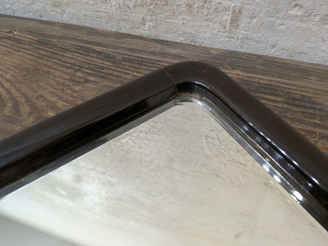 1124 ①アンティーク　大正浪漫　ウォールミラー　壁掛け式　鏡　姿見　レトロ