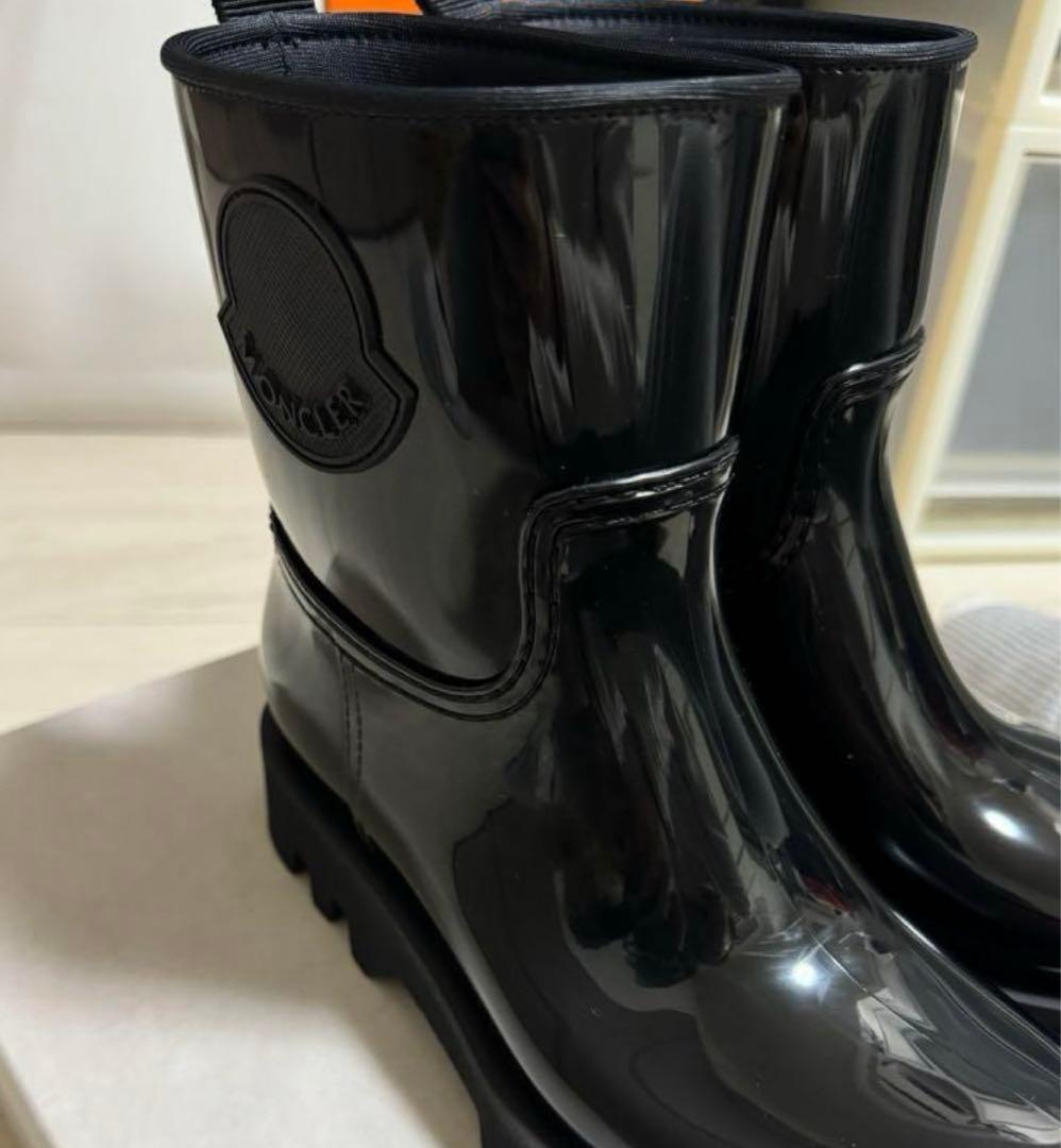 MONCLER 黒 レインブーツ　長靴　36 最終値下げ