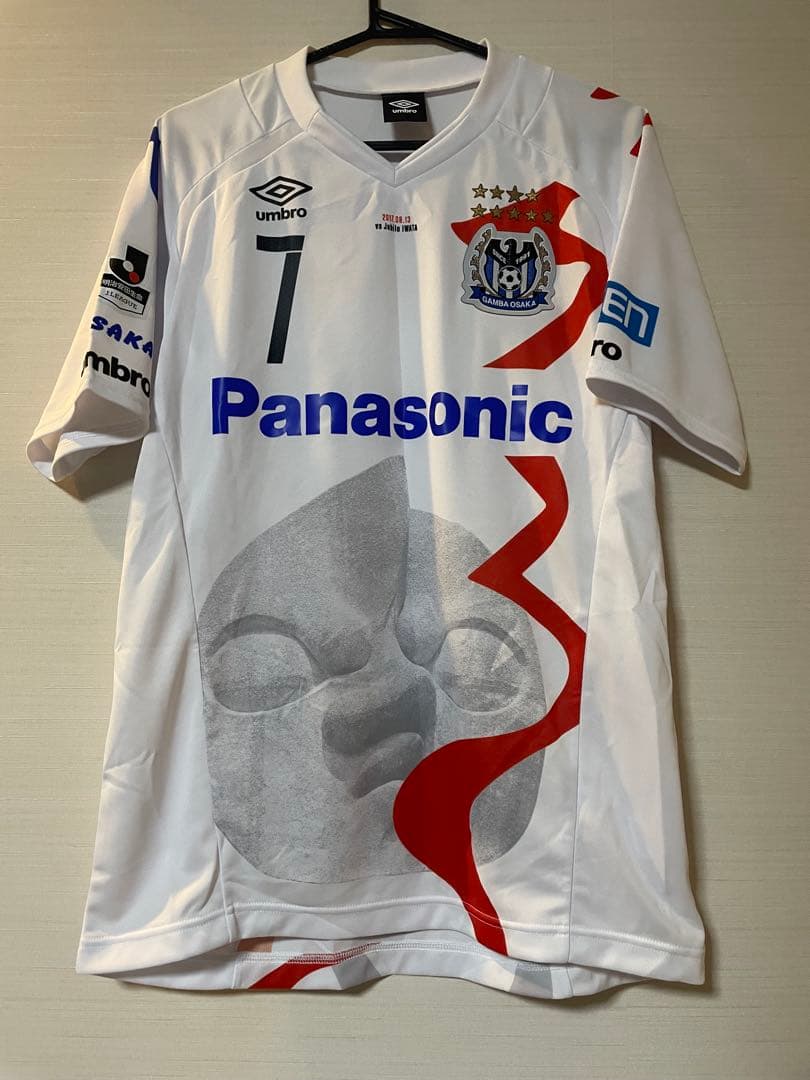 サイン入り　遠藤保仁　ガンバ大阪　2019 エキスポユニフォーム　expo 19