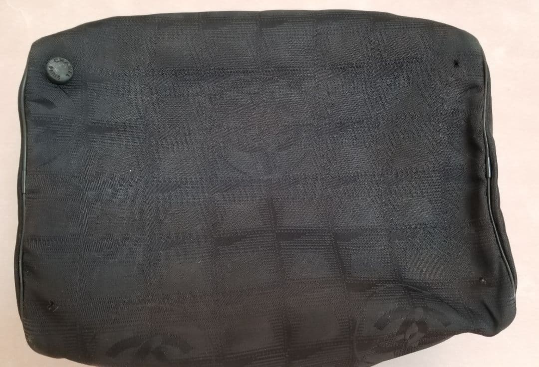 CHANEL ニュートラベルライン ハンドバッグ ポーチ ブラック