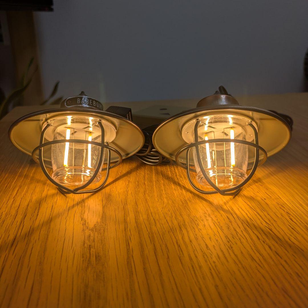 BAREBONES レトロ吊り下げライト 2個セット