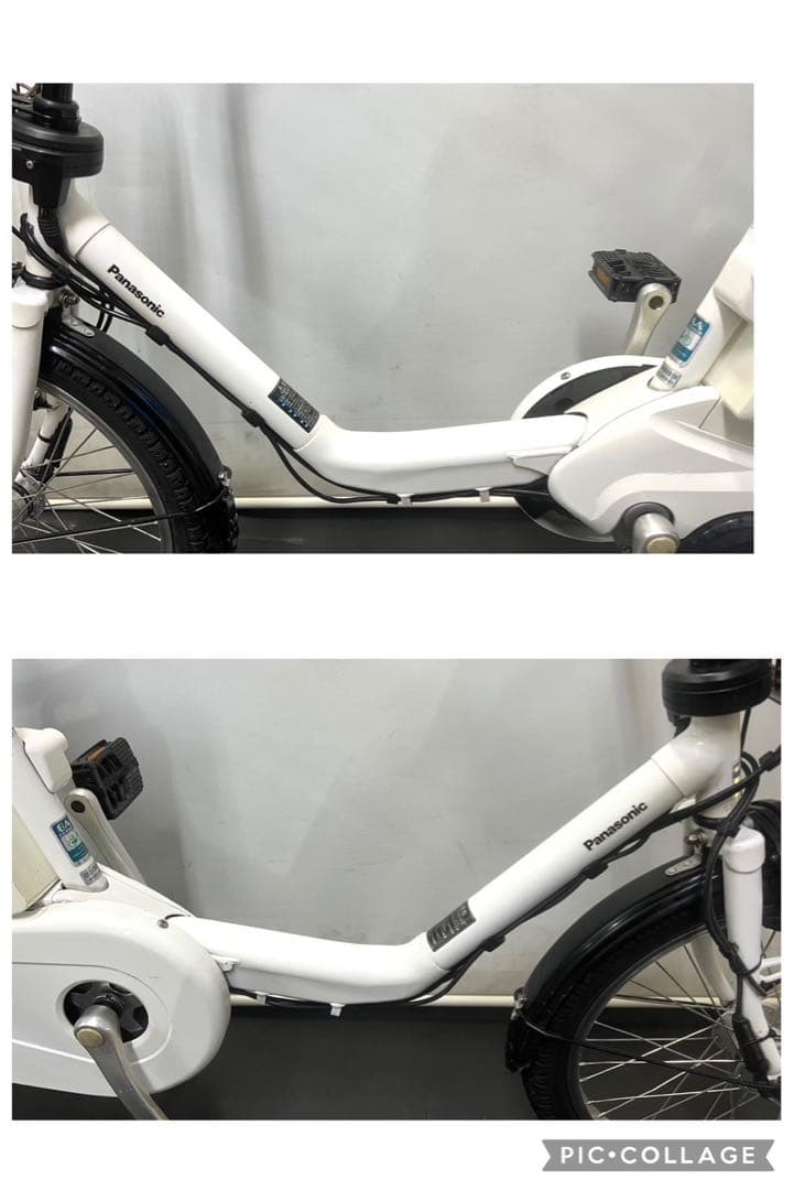 1年保証 送料無料　新型　パナソニック　20インチ　白色　電動アシスト自転車