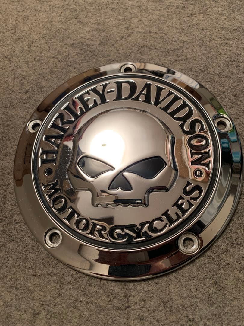 Harley-Davidson純正 ハーレーダビッドソンダービーカバーSkull