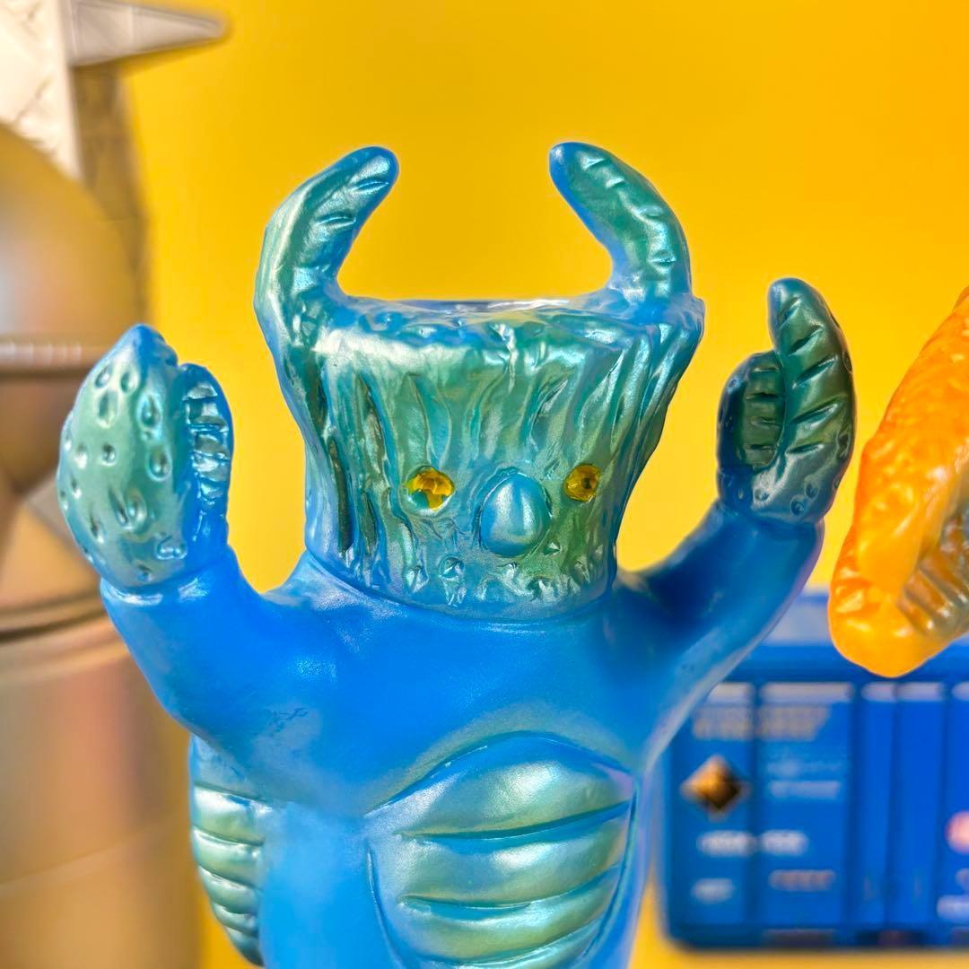 マルサン トルトス海人 ウルトラ怪獣シリーズ パチ ソフビ　マルパぺおまけ付