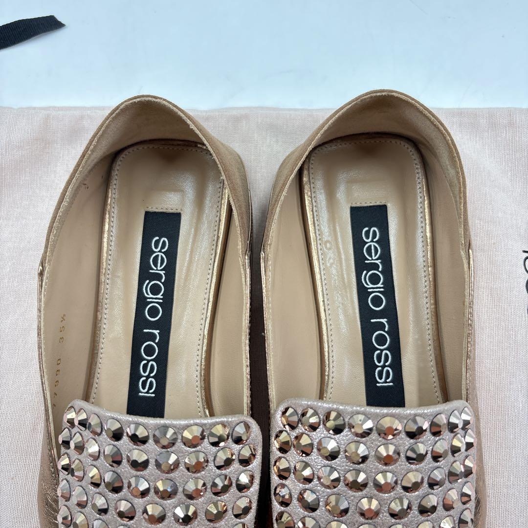 【極美品】sergio rossi セルジオロッシ スタッズ　SR1ローファー