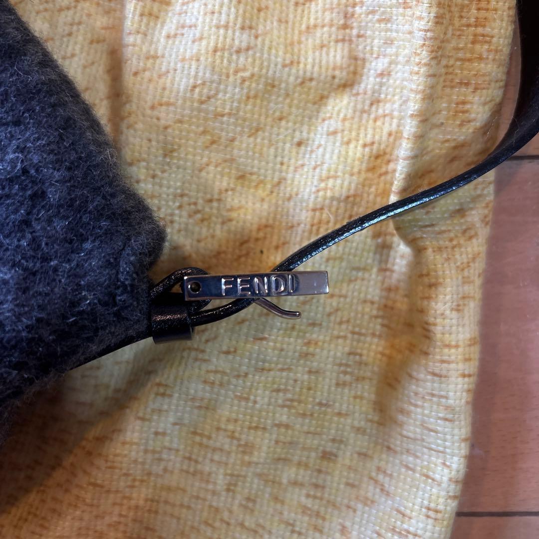 FENDI マンマバケット 編み込み ウール カシミヤ ニット