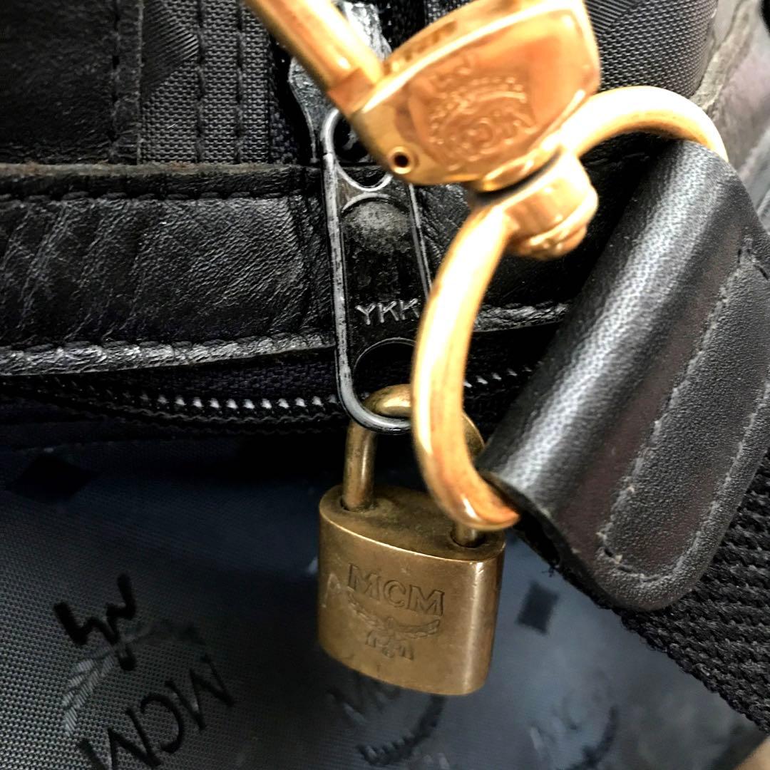 MCM ボストンバッグ サイズ大【正規品　型番Z6305】 カラー：ブラック