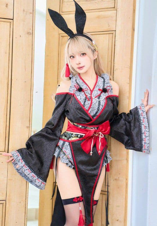 マリームーン ロングスリット巫女バニー★