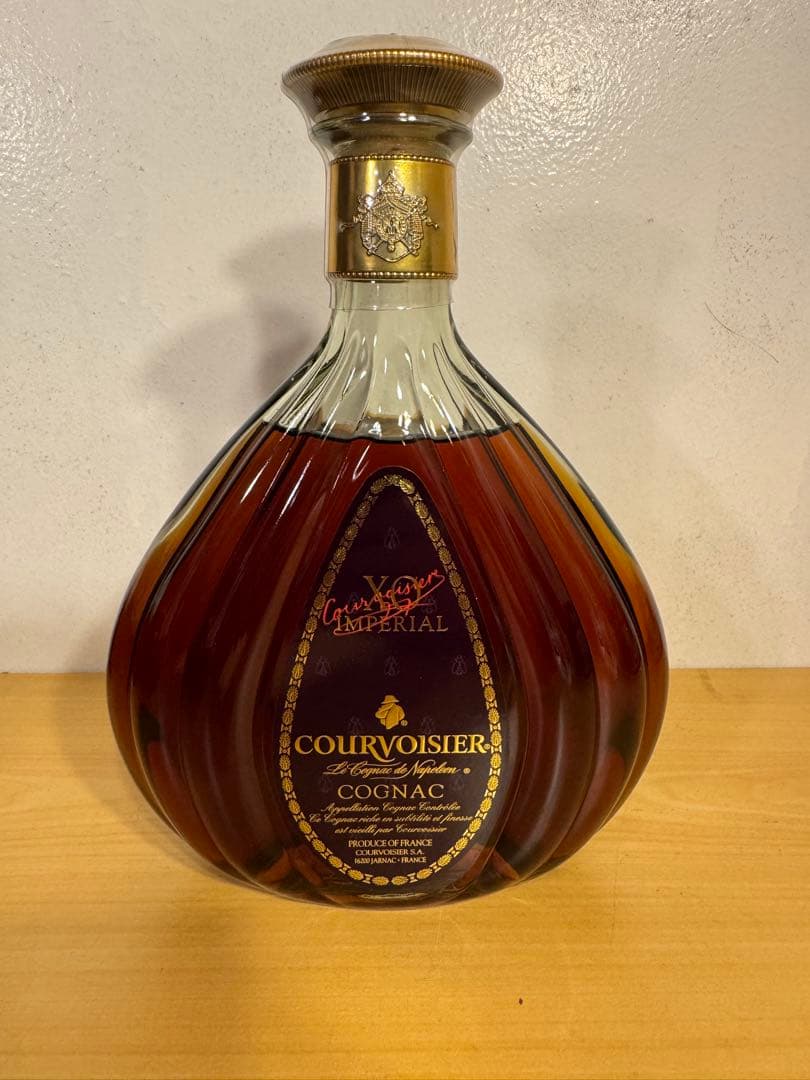 クルボアジェ XO グリーンボトル COURVOISIER 箱付+ミニボトル付