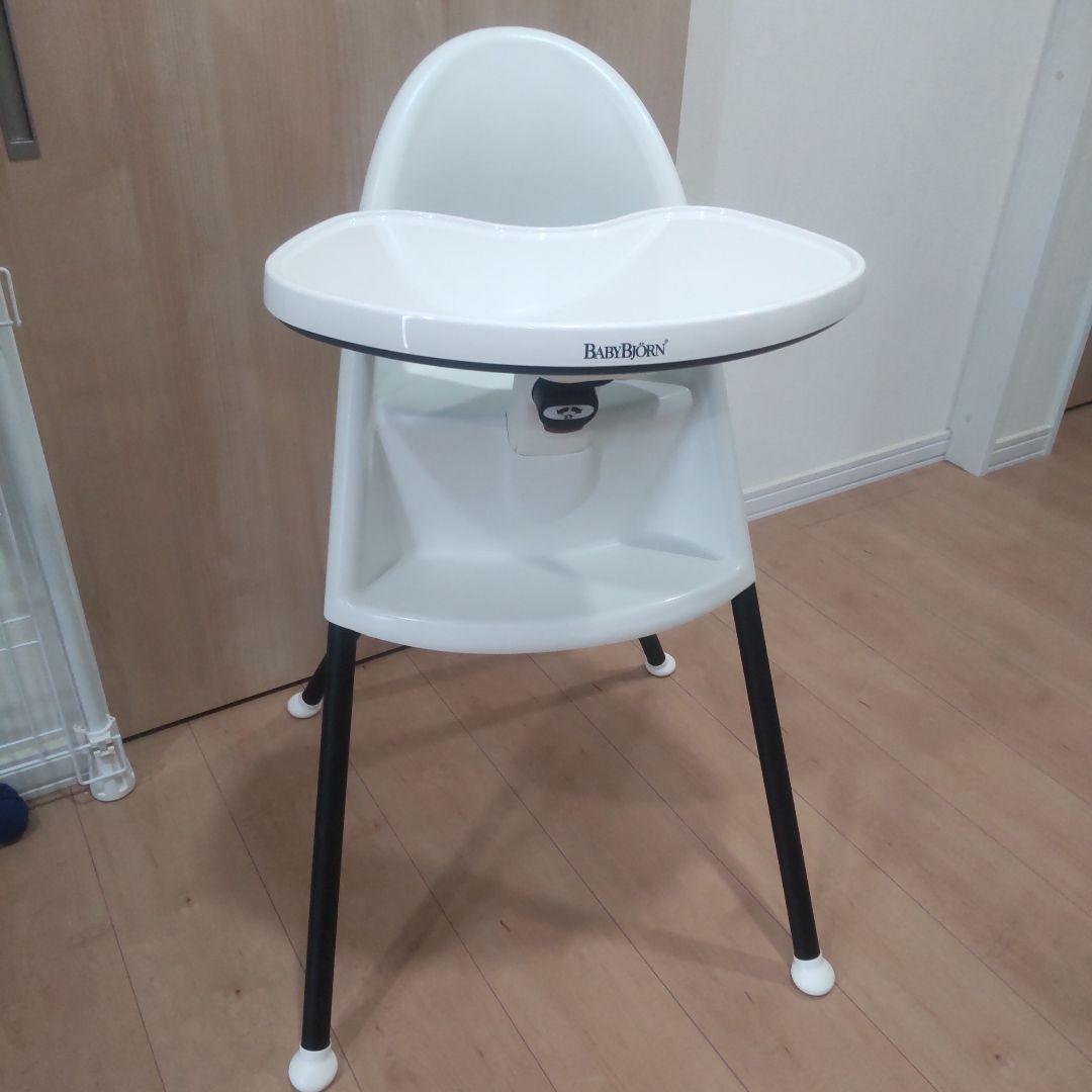 BABYBJÖRN ハイチェア 説明書付き ホワイト ベビージョルン