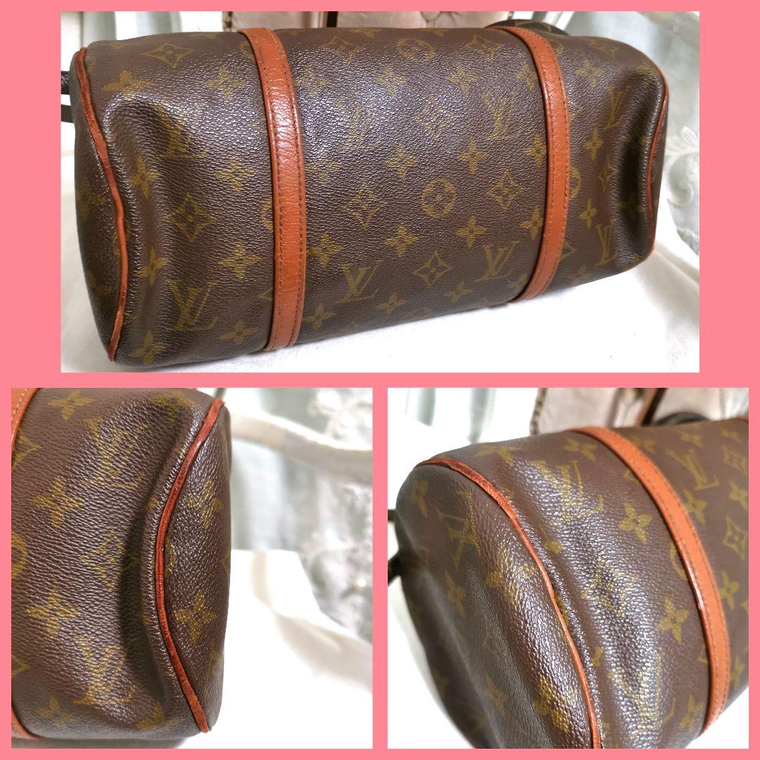 ニコニコ!ルイヴィトンLVモノグラム正規斜めがけショルダー付!パピヨン30