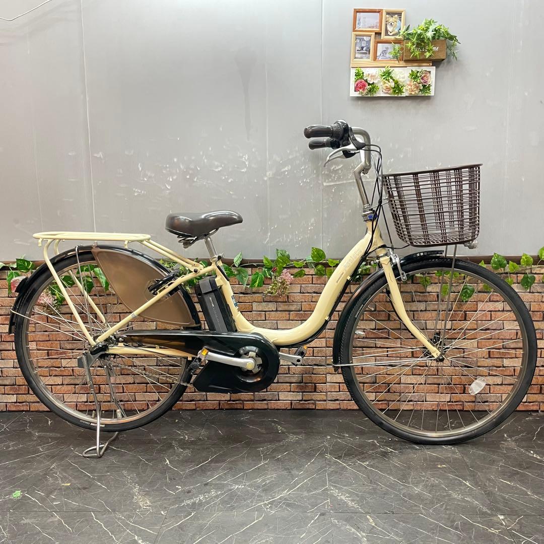 【56】電動自転車 ブリヂストン Assista クリーム