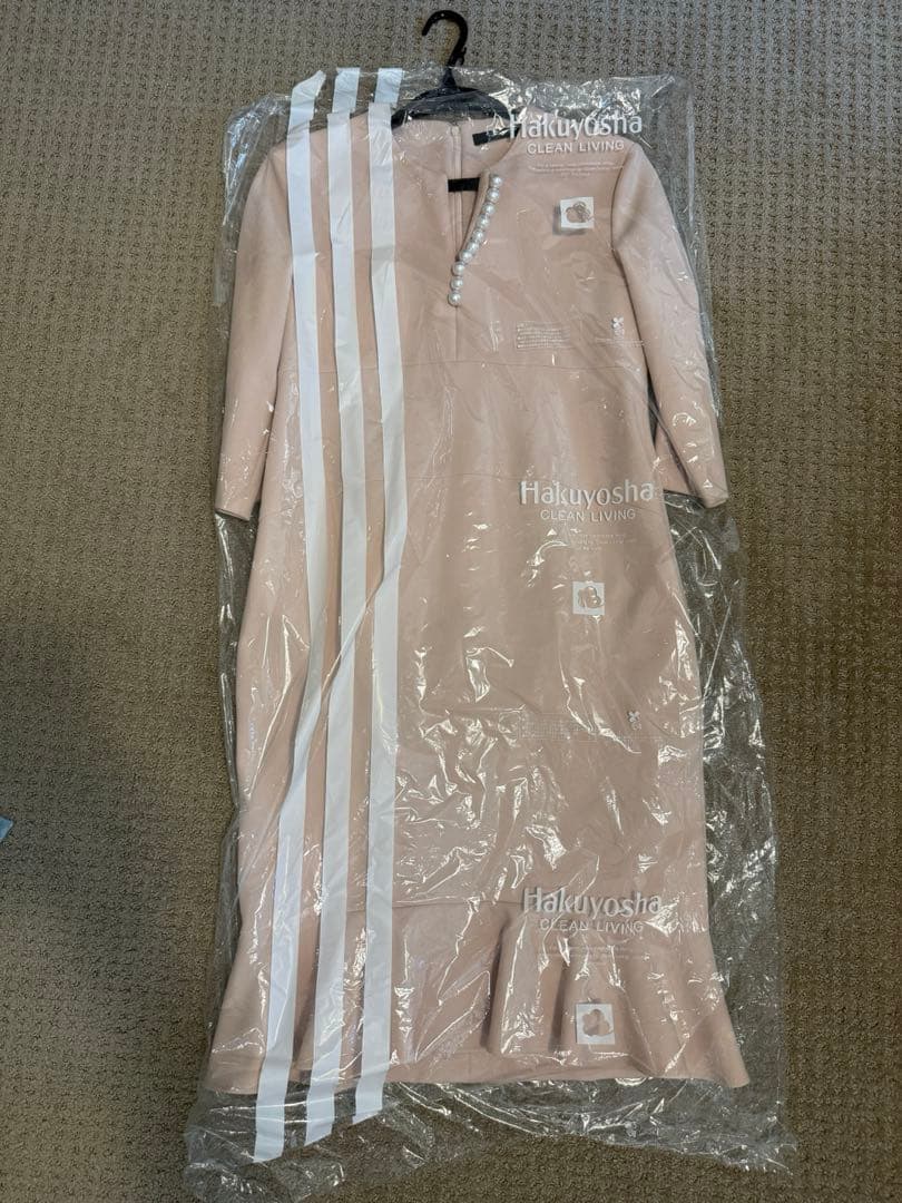 愛乃　ヨーコチャン ワンピース　フリル　ペプラムロングスリーブ