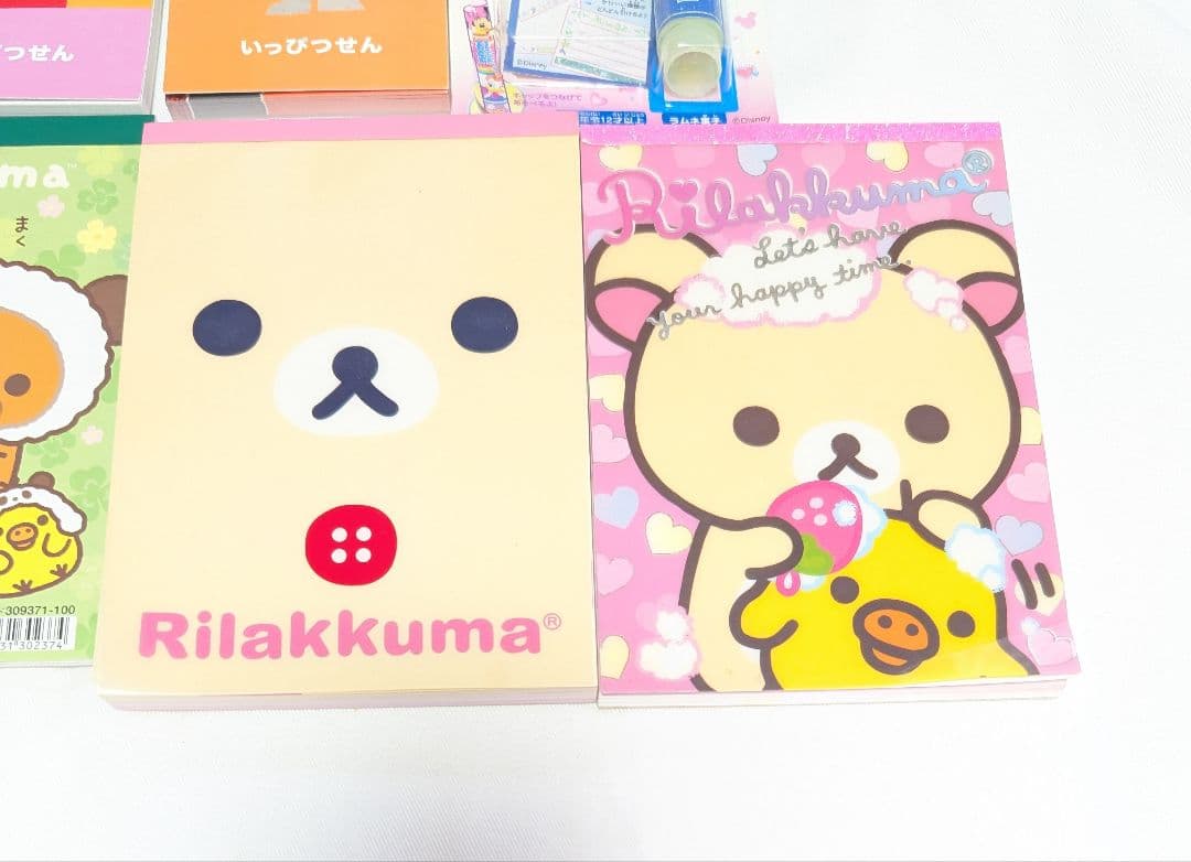 平成レトロあります！！　メモ帳セット【リラックマ・すみっこ・ディズニー】
