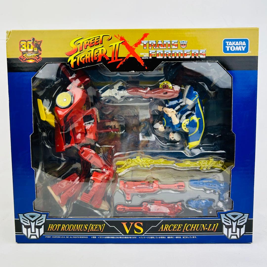 タカラトミー　ストリートファイターII × トランスフォーマー　ケン vs 春麗