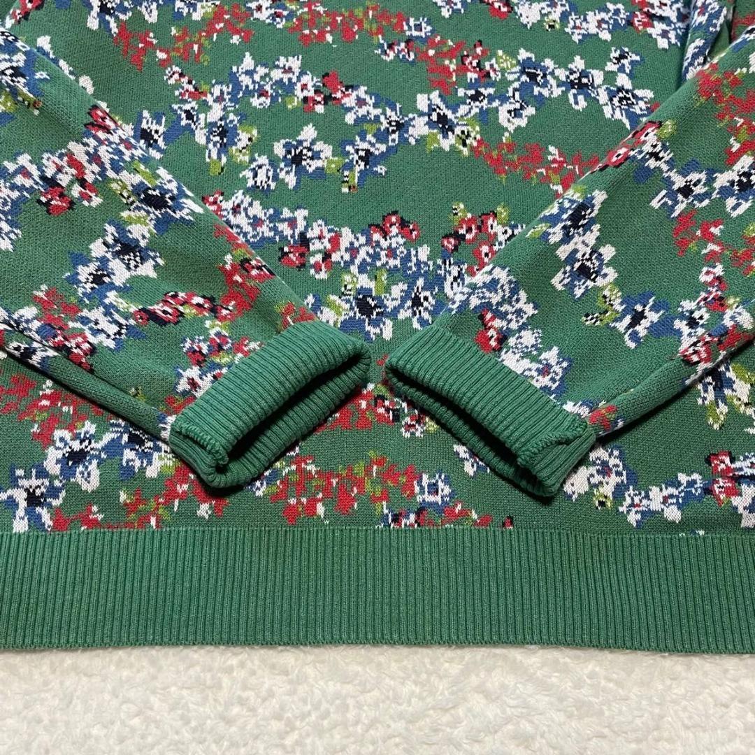 LL:Callaway 2.8万　日本製 総柄ニット 綿 未使用級 花柄 希少