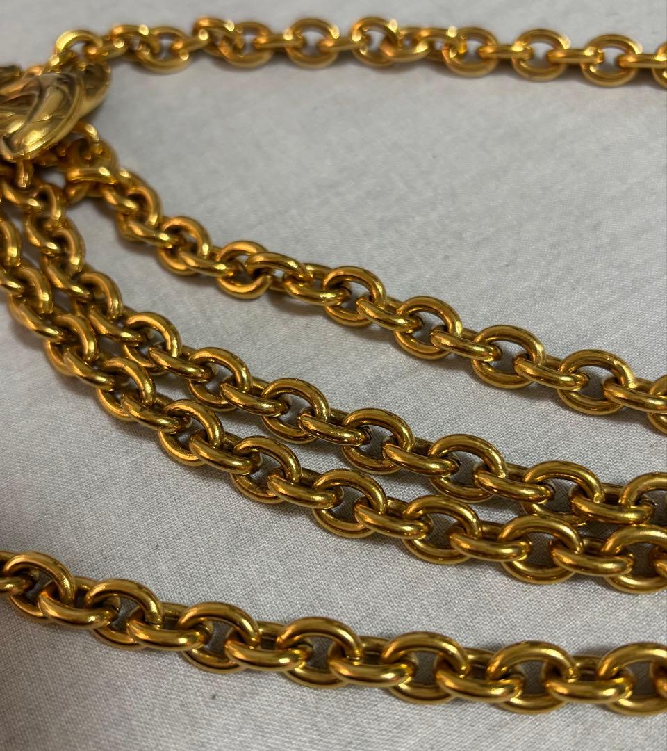 CHANEL ゴールド チェーン　ベルト　ココマーク