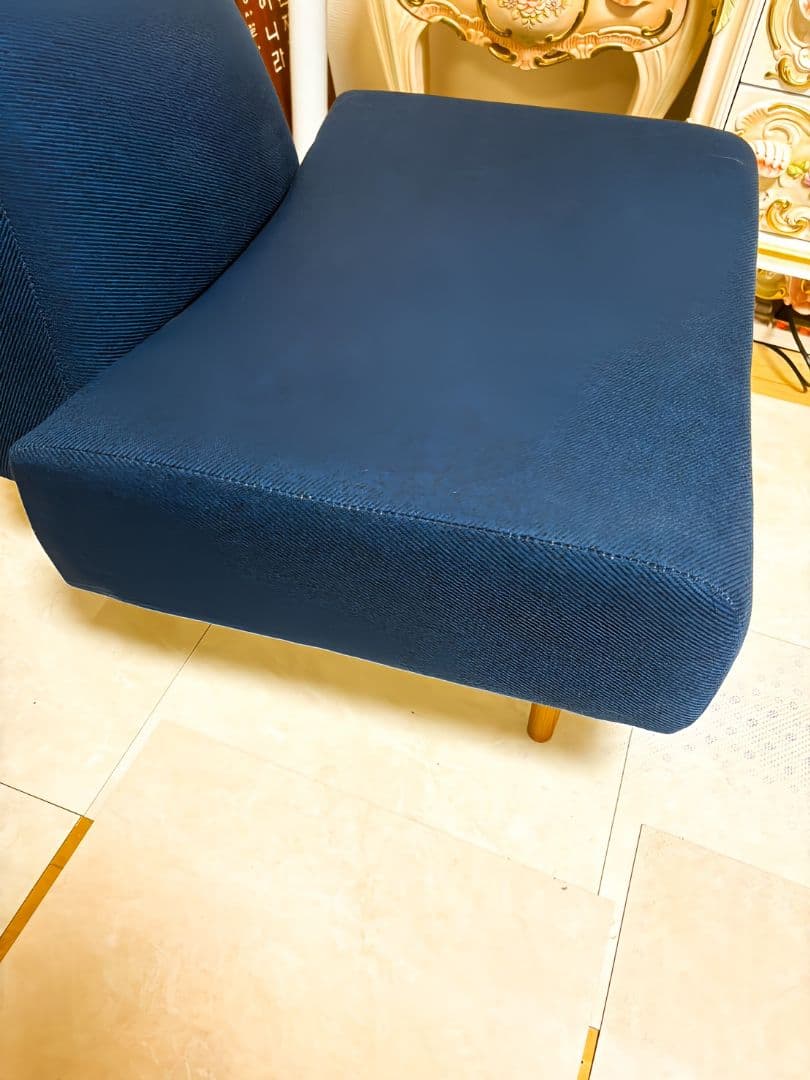 美品✨イデー AO SOFA 1人掛け ソファ ネイビー 人気ベストセラー
