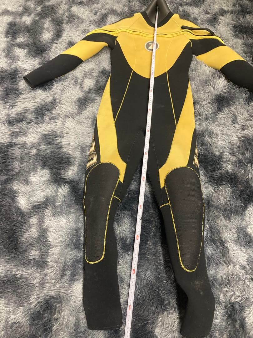ZEROドライスーツ 黒/黄色
