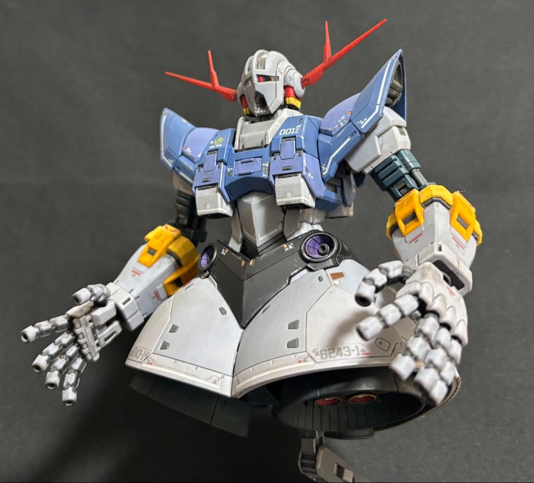 RGジオング完成品 （部分塗装・ウェザリング仕上げ）