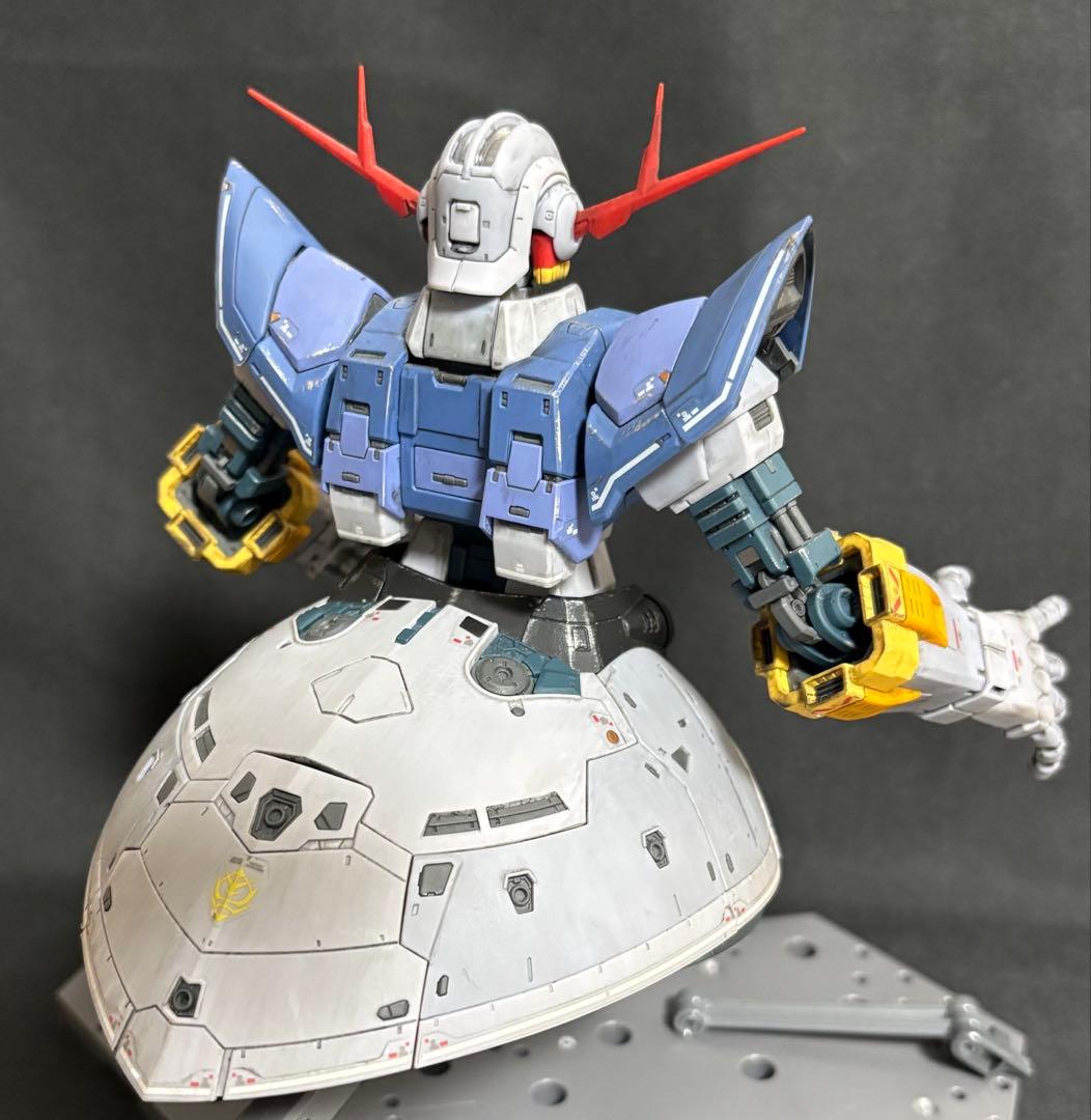 RGジオング完成品 （部分塗装・ウェザリング仕上げ）