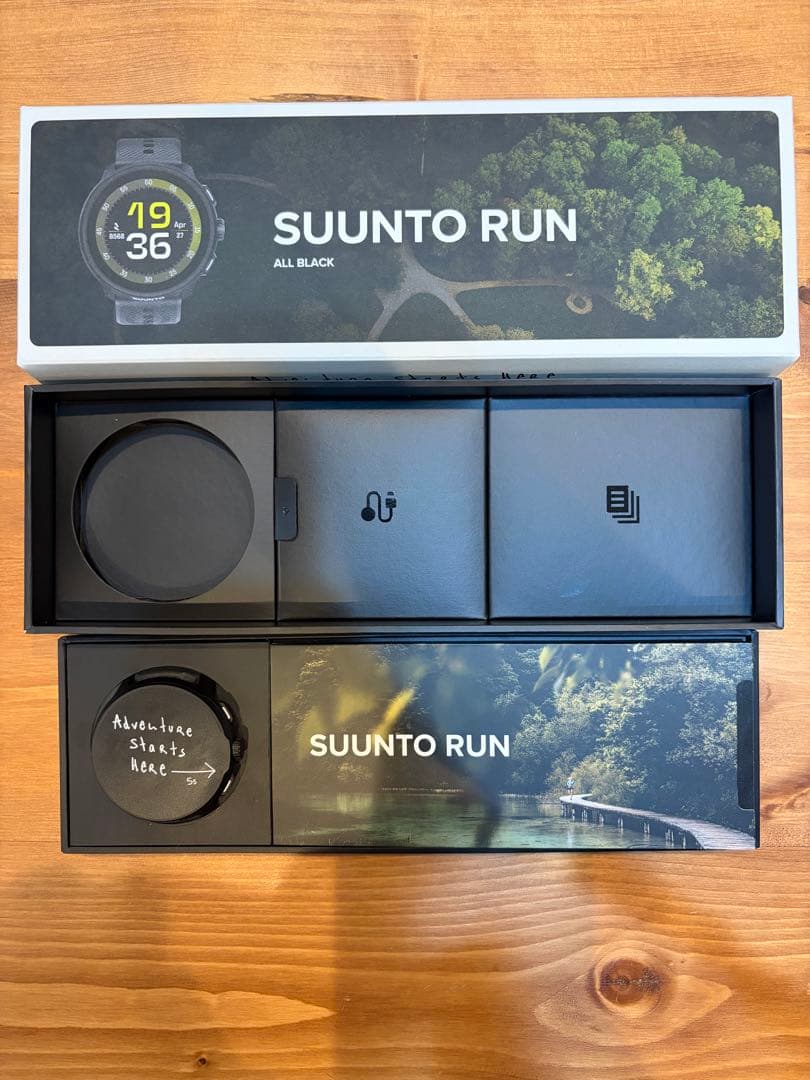 SUUNTO RUN 腕時計(デジタル) ALL BLACK スント