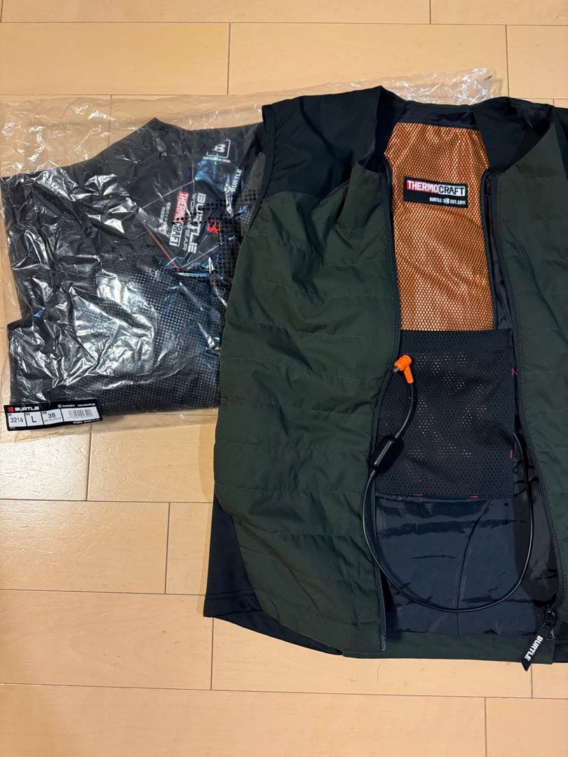 BURTLE ベスト Lサイズ バートル サーモクラフト電熱パッドTC500