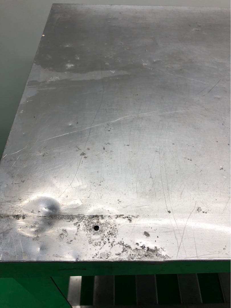 ☆工場整備品☆コンロテーブル　作業台　幅900 ステンレス　業務用