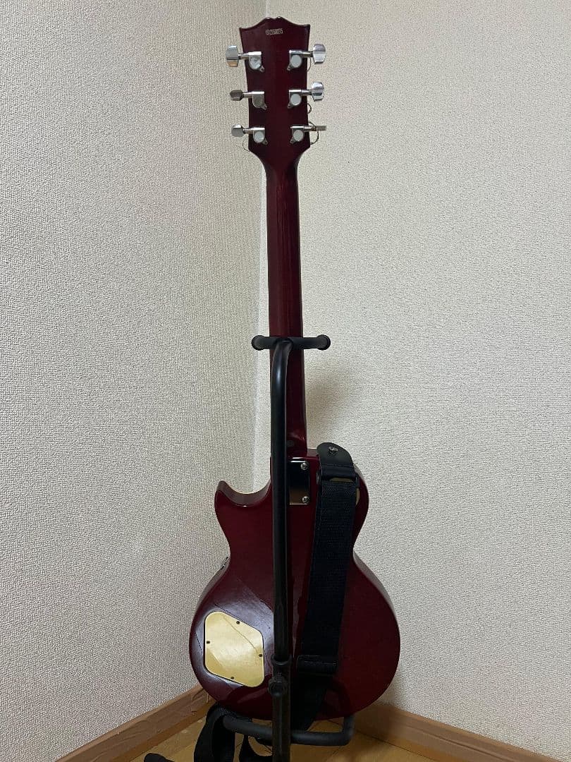 エレキギター レッド ハムバッカー レストパウルスタイル