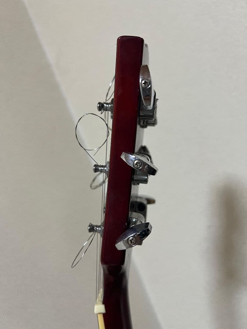 エレキギター レッド ハムバッカー レストパウルスタイル