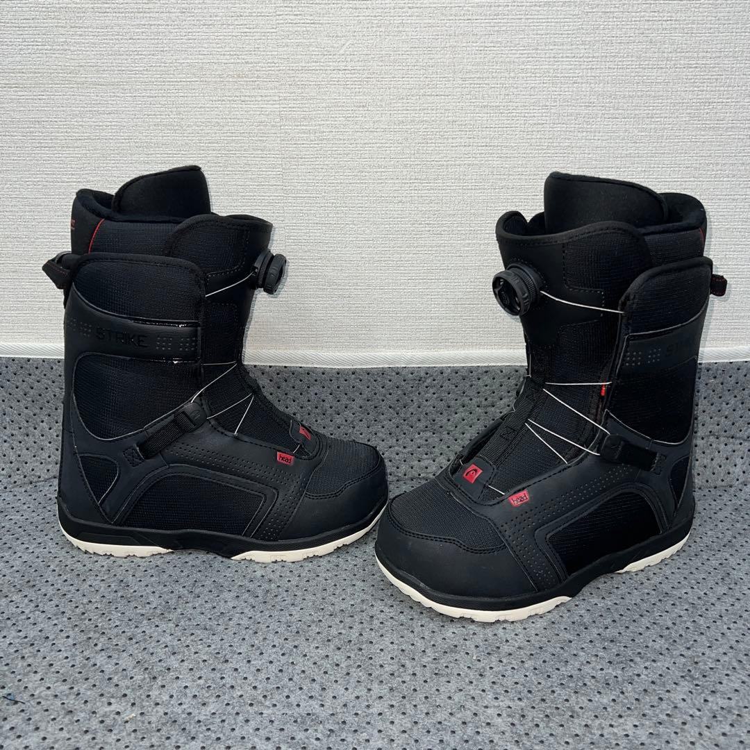 1回使用 メンズ人気サイズ26cm HEAD STRIKE BOA スノボブーツ