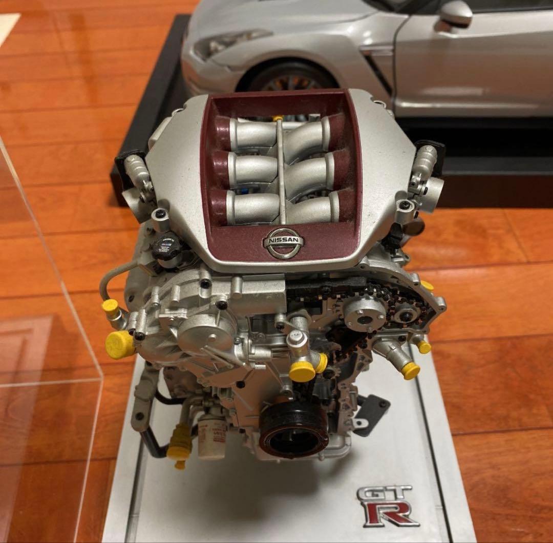 1/5 GT-R VR38DETTエンジン　1/24 GTR R35